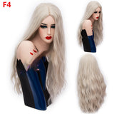 Mid-section Big Scalp, Long Curly Hair Wig