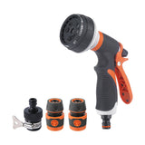 Multifunctional Adjustable Car Wash Water Gun, Garden Watering 8 Functions Glue Water Gun