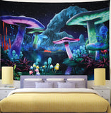 Psychedelic Natural Galaxy Space, Wall Hanging Carpet