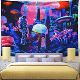 Psychedelic Natural Galaxy Space, Wall Hanging Carpet