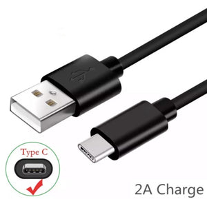 Android Type-C Fast Charging Data Cable, USB Extension Charger Cable