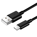 Android Type-C Fast Charging Data Cable, USB Extension Charger Cable