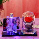 Car Perfume with Photo Frame, Crystal Perfume, Car Decoration