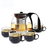 Stainless Steel, Inner Flower Teapot, Glass Tea-kettle