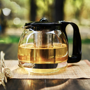 Stainless Steel, Inner Flower Teapot, Glass Tea-kettle