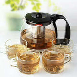 Stainless Steel, Inner Flower Teapot, Glass Tea-kettle