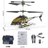 Alloy Anti-fall Remote Control Aircraft, Aviation Model Children's RC Helicopter Toy