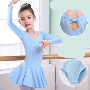 Children's Dance Clothes, Girls' Short-sleeved Tutu Practice Clothing