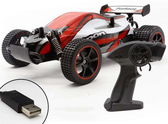 High Speed Traffic Jam Gun Type Wireless Remote Control Four Way High Speed Vehicle, 2.4Ghz Advanced RC Toy