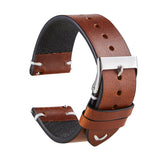 Pure Leather Strap, Men and Women's Thin Italian Band for Smartwatch (Watch not Included)