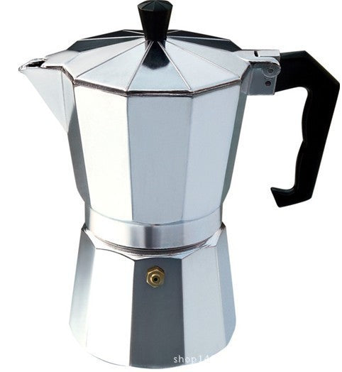 Moka Octagonal Coffee Pot Cup, Aluminum Tumbler