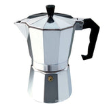 Moka Octagonal Coffee Pot Cup, Aluminum Tumbler