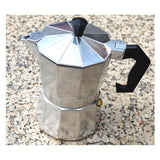 Moka Octagonal Coffee Pot Cup, Aluminum Tumbler