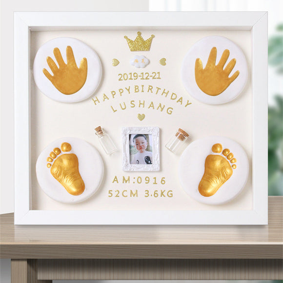 Children's Hand and Foot, DIY Anniversary Photo Frame