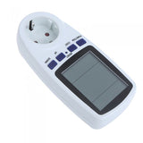 220V AC EU Digital LCD Power Meter, Socket Wattage Kwh Energy Wattmeter, FR US UK AU BR Measuring Outlet, Power Analyzer