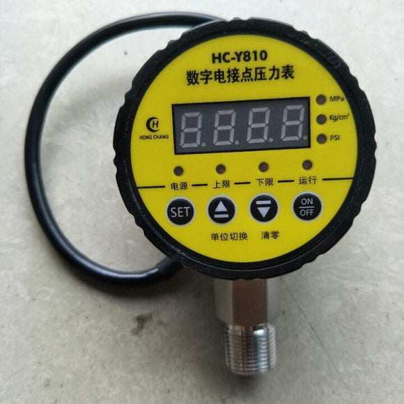 Stainless Steel Digital Electric Contact Pressure Gauge