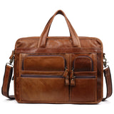 Casual Retro Leather, Men's Handbag Briefcase