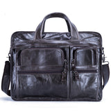 Casual Retro Leather, Men's Handbag Briefcase