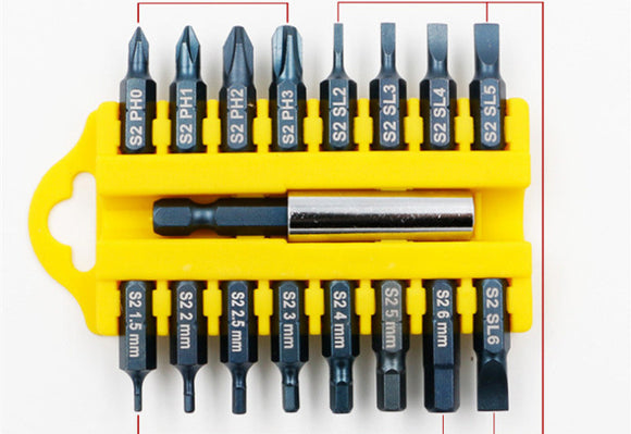 Electric Screwdriver Bit Set, Cross Inner Hexagonal Wind Bit, Beaten Strong Magnetic Hand Drill High-strength Screwdriver Bit