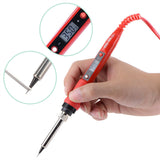 Gold Porcelain Electric Soldering Iron Set