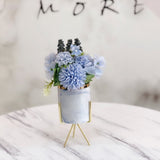 Hydrangea Bonsai Dried Bouquets, Table Setting Artificial Decorative Flowers