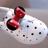 Light-up Girls' Bowknot LED Breathable Babies' Shoes