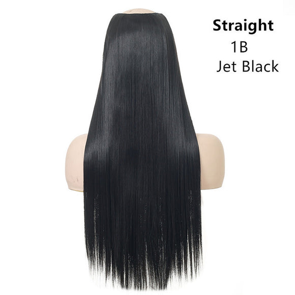 Ladies' One Piece Natural Long Straight Hair Wig