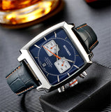 Waterproof Calendar, Casual Quartz Six-hand Watch