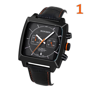 Waterproof Calendar, Casual Quartz Six-hand Watch