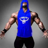 Fitness Vest, Male Muscular Hooded Clothes