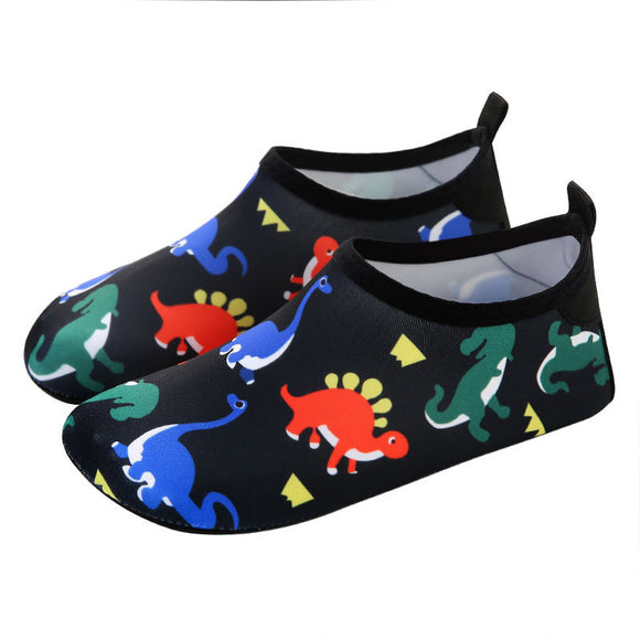 Water Park Cartoon Rubber Sole, Beach Socks Shoes