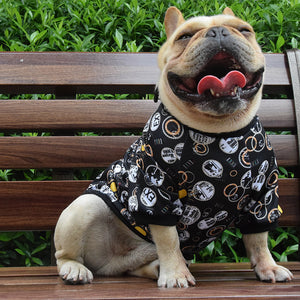 Printed Pet Clothes, Spring and Autumn Dog Clothing