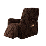 Large Jacquard Recliner Full Sofa Protective Chair Cover