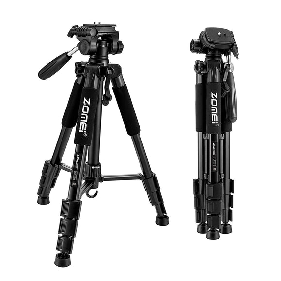 New Zomei Z666 Professional Portable Travel Aluminum Tripod, Stand with Pan Head for  Digital SLR Camera