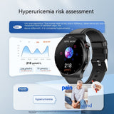 Blood Lipid, BP, Blood Sugar or Glucose, ECG, Call, Sports Non Invasive Smart Watch