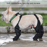 Waterproof Dog Shoes, Adjustable Dog Boots, Pet Breathable Shoes for Outdoor Walking, Soft French Pets Paws Protector