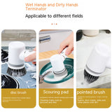 New Electric Cleaning Brush, Electrical Multifunctional Dish Brush