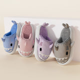 Shark Cotton Interior Home Removable Slippers