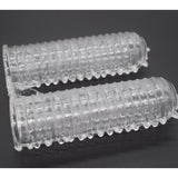 Double Finger Stall Buckle Set Particle Barbed Crystal Exotic Condom Sleeves