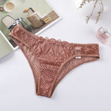 Lace Women's Transparent Cutout Panties (Pack of 2)