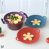 Kitchen Silicone Stockpot Soup, Anti-overflow Pot Cover