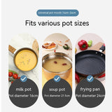 Kitchen Silicone Stockpot Soup, Anti-overflow Pot Cover