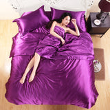 Ice Silk Suit, Quilt, Bed and Pillow Cover Set