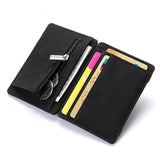 PU Creative Magic Flip Card Holder Men's Lady's Wallet Zipper Coin Short Purse