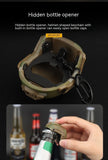 Mini Helmet Model Keychain, Portable Beer Bottle Opener