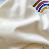 Autumn and Winter One-piece Rainbow Baby Romper