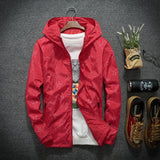 Plus-size Men's or Students' Hooded Jacket