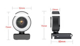 USB 1080P Auto Focus AF Fill Light Beauty Enhance Camera