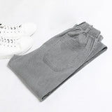 Linen Solid Color Casual Pants