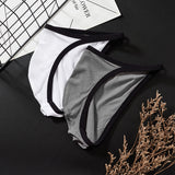 Men's Low Waist, Narrow Rim Threaded, Modal Comfortable Sexy Panties (Pack of 2)